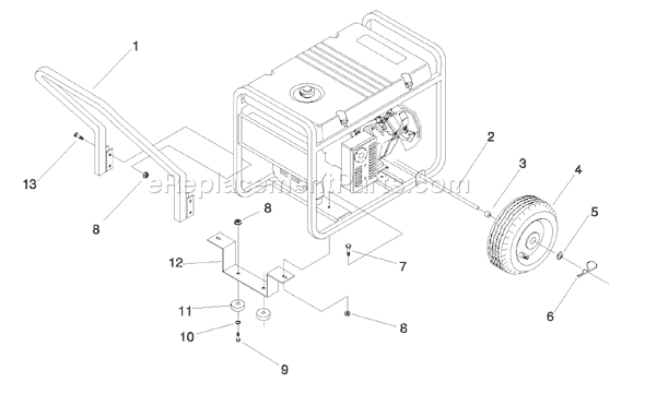 Page A Diagram and Parts List for 1002-0 93583 Briggs and Stratton Miscellaneous
